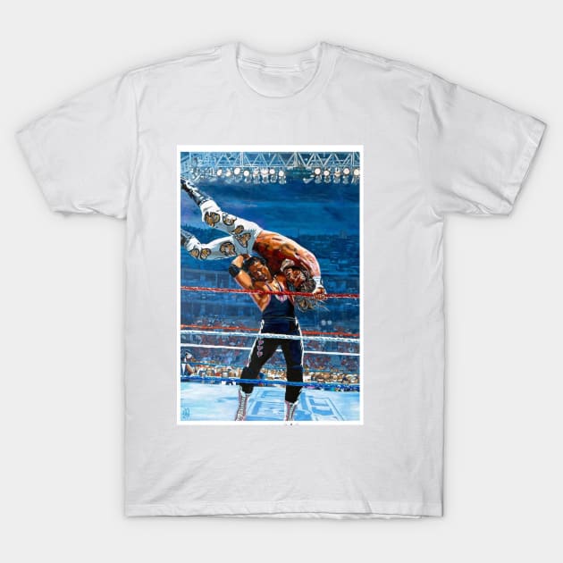 Bret/Shawn WM 12 T-Shirt by Starcade Tees